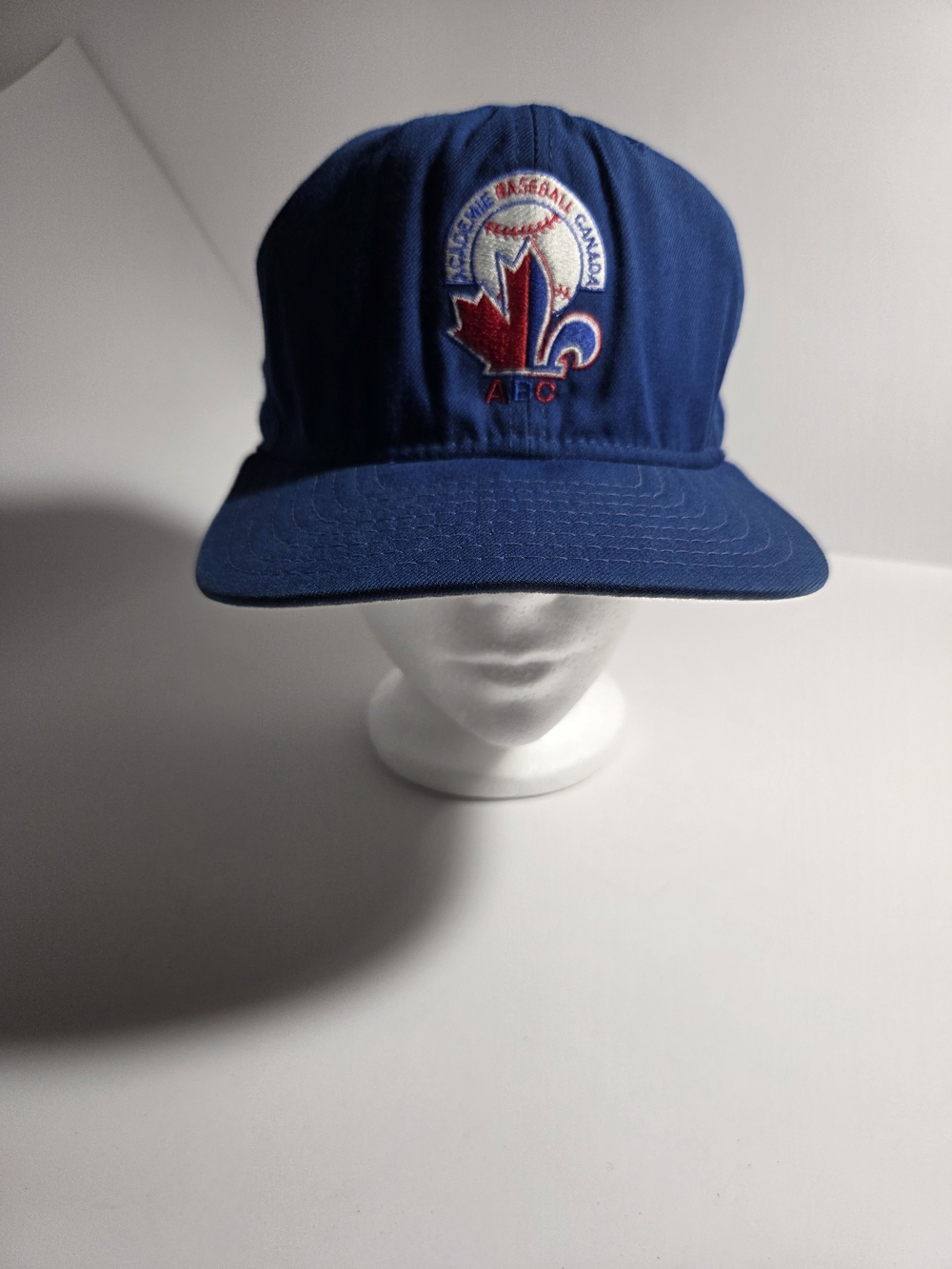 Vintage Académie Baseball Canada ABC Snapback Hat - Rare 90s Retro Cap